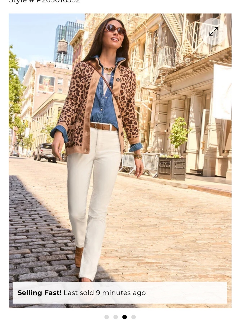 Talbots Cream Straight-Leg Jeans
